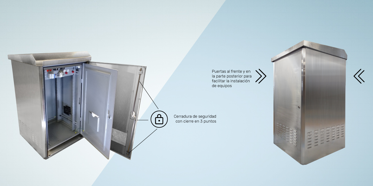 Gabinete de Exteriores para montaje en Piso | GE-2358